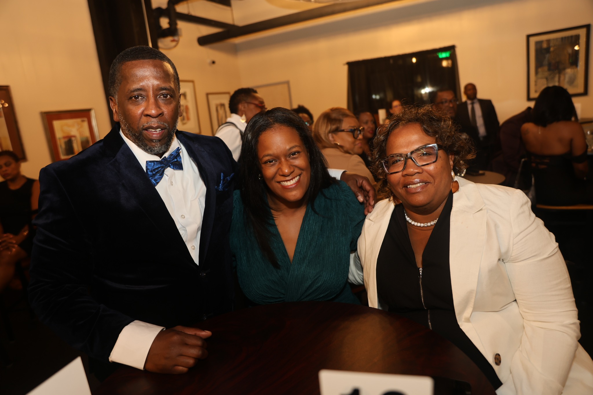 Edward Andrews with Kristina Baldwin and Sheryal Goldston