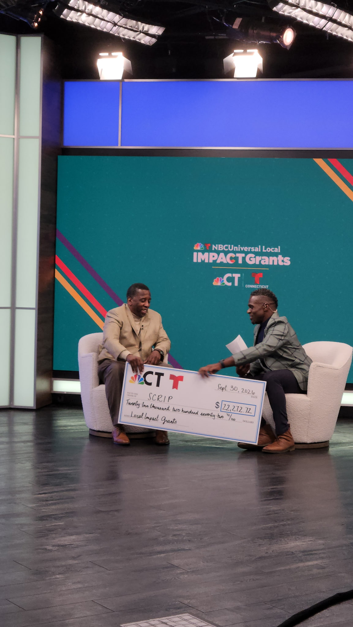 SCRIP receives a 2026 NBCUniversal Local Impact Grant in partnership with NBC Connecticut and Telemundo Connecticut